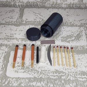 Mini Survival Fire Kit – Pocket 3D Printed EDC Fire Starter Kit