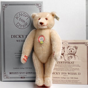 Steiff Dicky Bear - Etsy