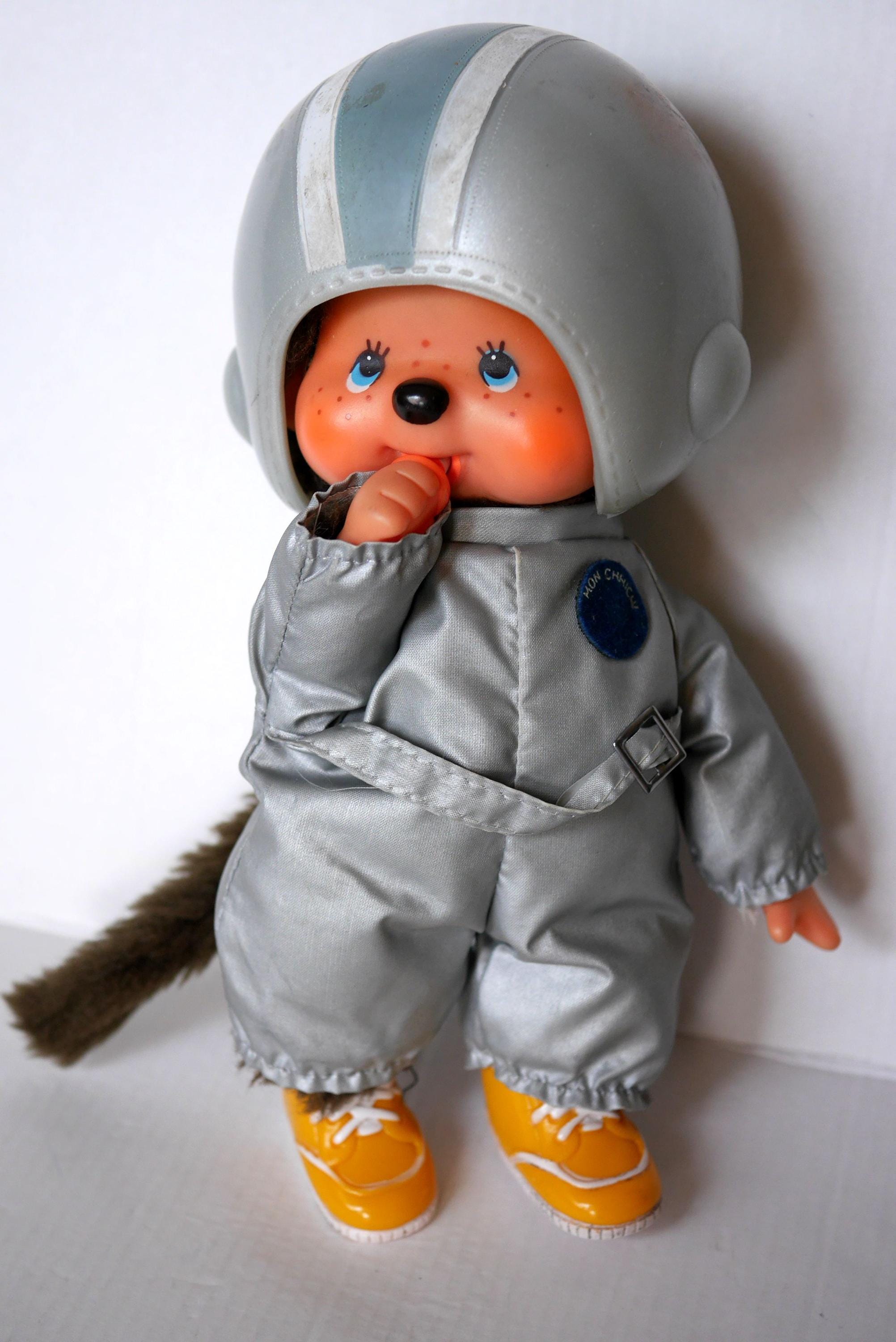 1974 Sekiguchi Monchhichi Astronaut With Clothes, Retro, 22 Cm