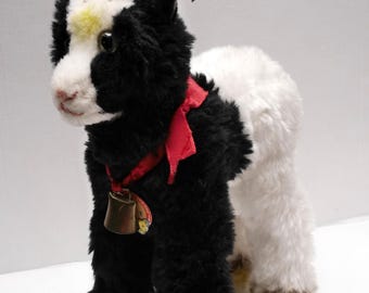 Steiff Rocky Capricorn Mountain Goat Mohair Stuffed Animal 1960s