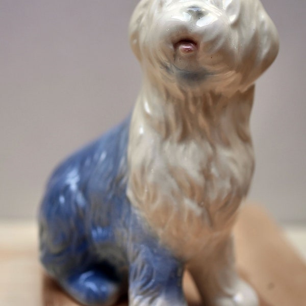 Goebel Hund "Bobtail",  30 513, schöne, realistische Porzellan Figur, W. Germany, 60er Jahre