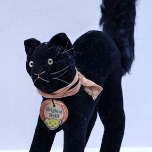 Steiff black tom cat - Etsy 日本
