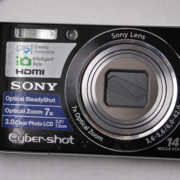 Sony CyberShot DSC-W370 , Digitalkamera, 14 Megapixel, 7fach optischer Zoom, Autofokus, getestet