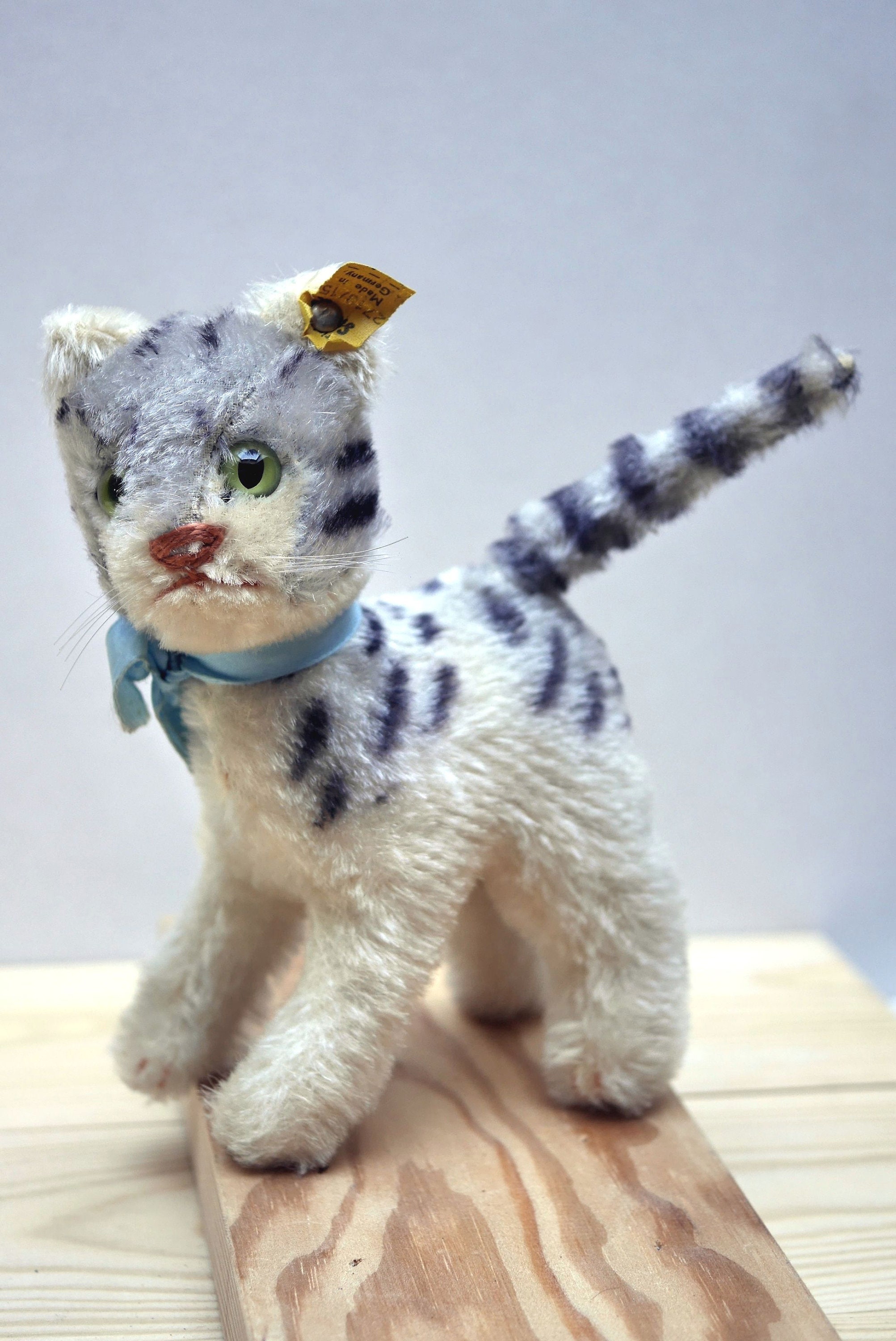 ビンテージ　シュタイフ　Lizzy　キャット　猫 Steiff Cat 