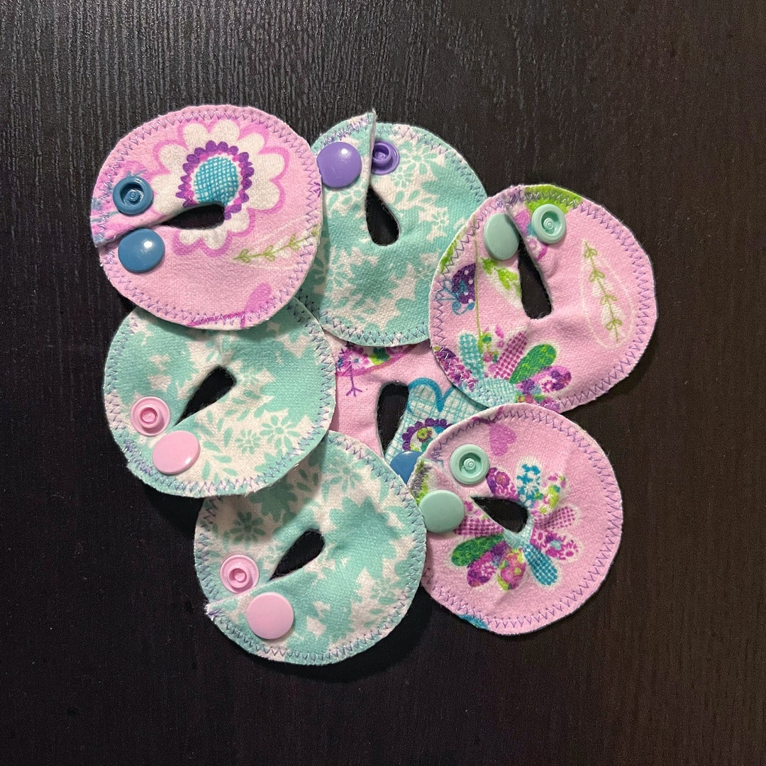 6 Pack Flowers Tubie Pads Etsy Canada