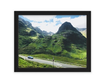 Glencoe, Scotland - Framed Poster, Horizontal