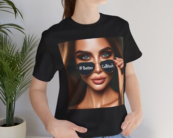 Unisex Legal Chic: #BetterCallHash Sunglasses Reflection T-shirt