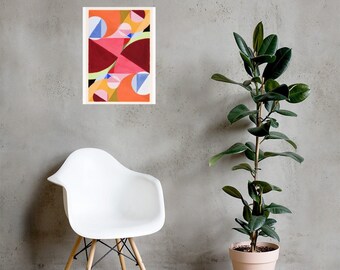 Abstract Wall Art - Regalo único - Impresión de pared - Decoración abstracta