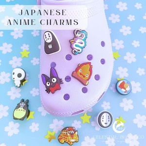SHOE CHARM  Kawaii Anime Charms | Cute | Shoe | Set | Gifts | Accessories | Forest Spirit | Japanese | Nerdy | Cartoon | Animated