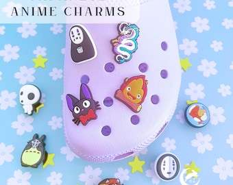 SHOE CHARM  Kawaii Anime Charms | Cute | Shoe | Set | Gifts | Accessories | Forest Spirit | Japanese | Nerdy | Cartoon | Animated