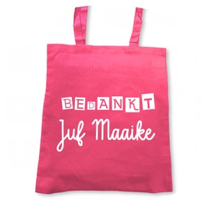 Bolsa de tela personalizada – Regalo de fin de curso – Gracias Maestro, Maestro, ATSEM, Maestro de escuela