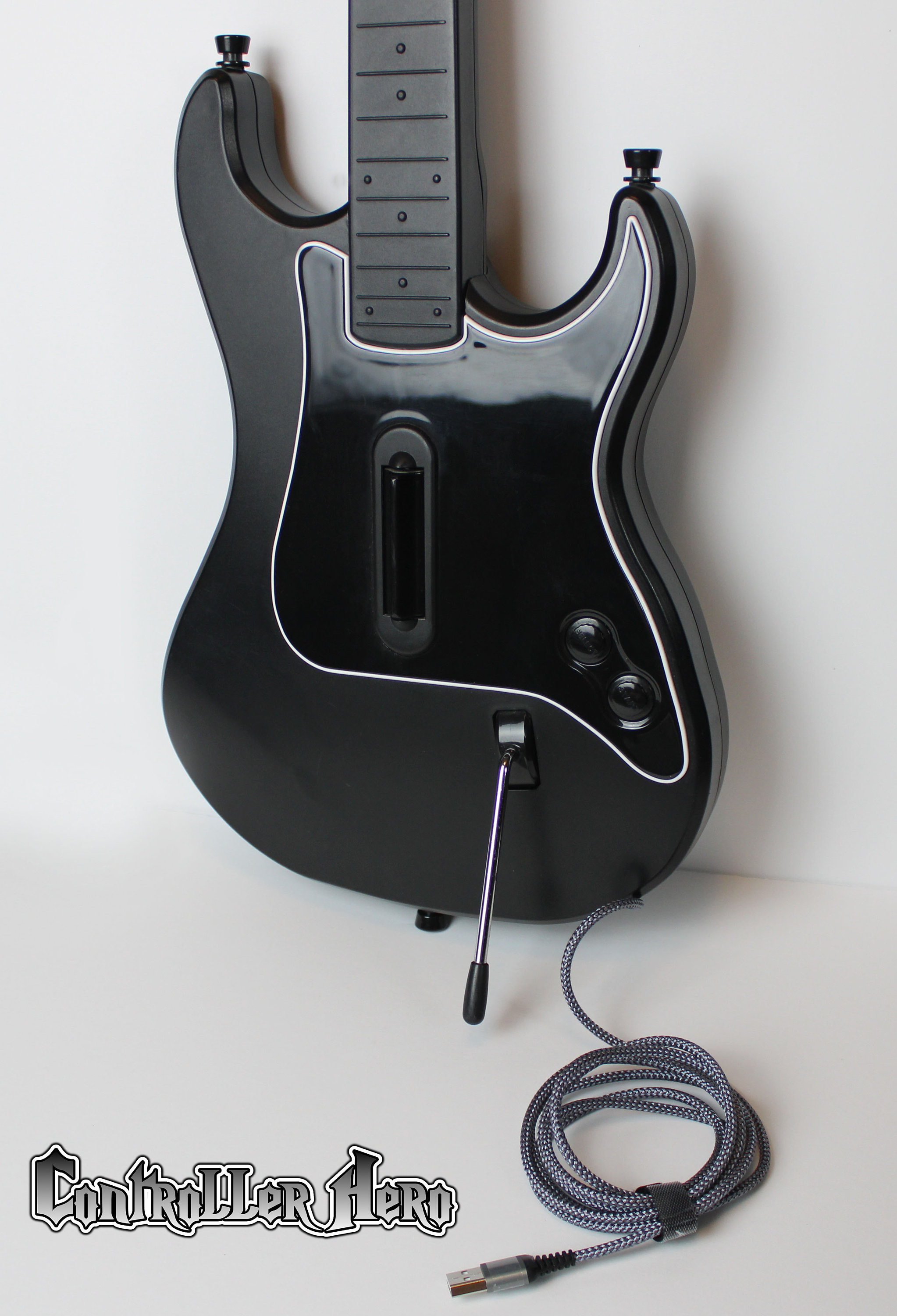 Modded Guitar Hero Controller Kramer With Mech Frets Upgraded Etsy