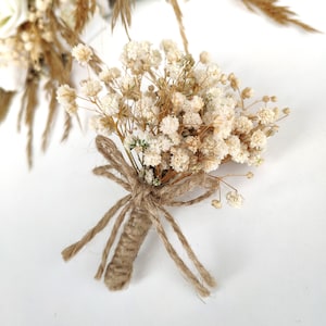 Dried Flower Boutonniere, Wildflower Boutonniere, Rustic Boutonniere, Boho Boutonniere,  Groom Pin, Boho Boutonniere,Groom Boutonniere