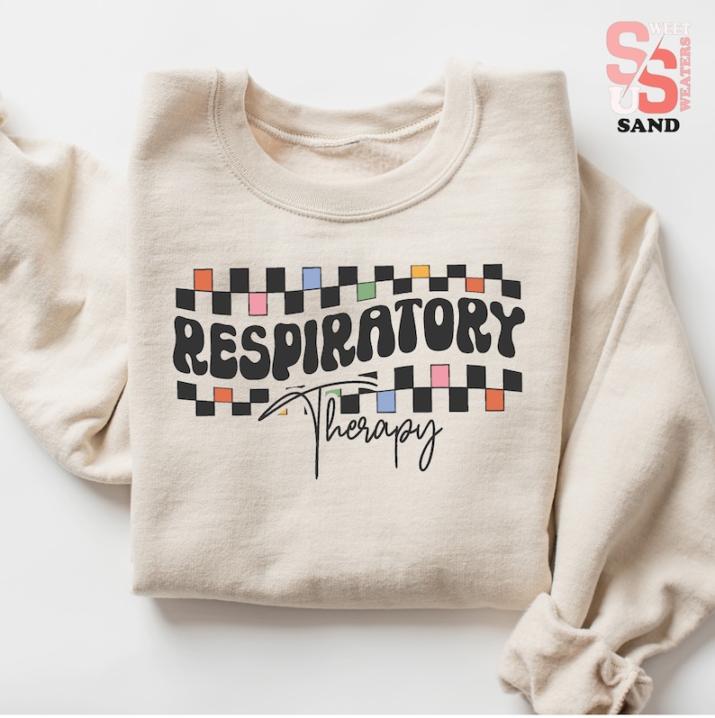 a white sweatshirt with the words respiratory on it