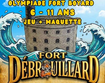 Fort Débrouillard : Escape game façon Fort Boyard, à imprimer (6-11 ans) | PDF imprimable