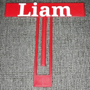 Personalized 3D Printed Name Bookmarks - Custom Gift for Book Lovers