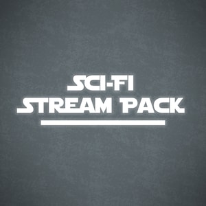 Sci-Fi Stream Pack // Twitch Stream Pack // Stream Package // Stream Overlay