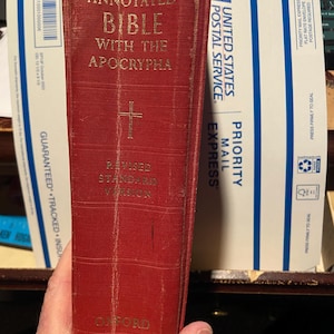 The Oxford annotated Bible with the apocrypha religion spirituality