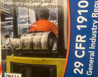29 CFR 1910 Regulaciones generales de la industria de OSHA, enero de 2020