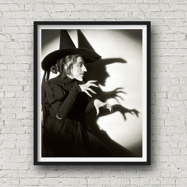 Margaret Hamilton / Mago de Oz / 1939 / Impresión de calidad del museo