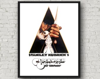 Una naranja mecánica 1971 película cartel impresión / impresión de calidad del museo