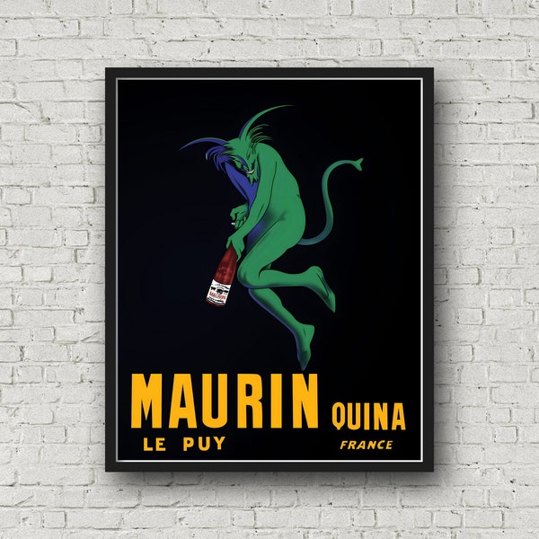 Maurin Quina | Annonce française | 1906 | Impression de qualité musée