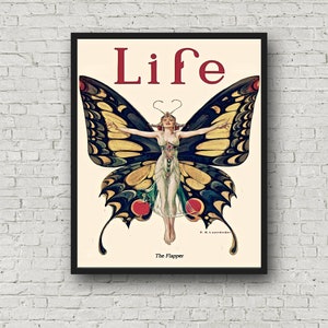 Life Magazin Cover | Die Flapper | 2.Februar 1922 | Museums-Qualitätsdruck