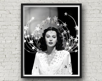 Hedy Lamarr - Ziegfeld Girl - Vintage Glamour Photography Print