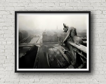 Gargoyle of Notre-Dame de Paris | 1920 | Museum Quality Print