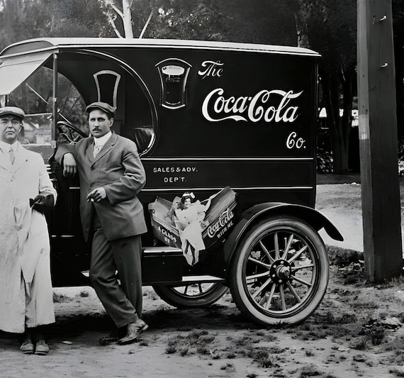 A Coca-cola Delivery Truck | 1910 | Museum Quality Print - Etsy