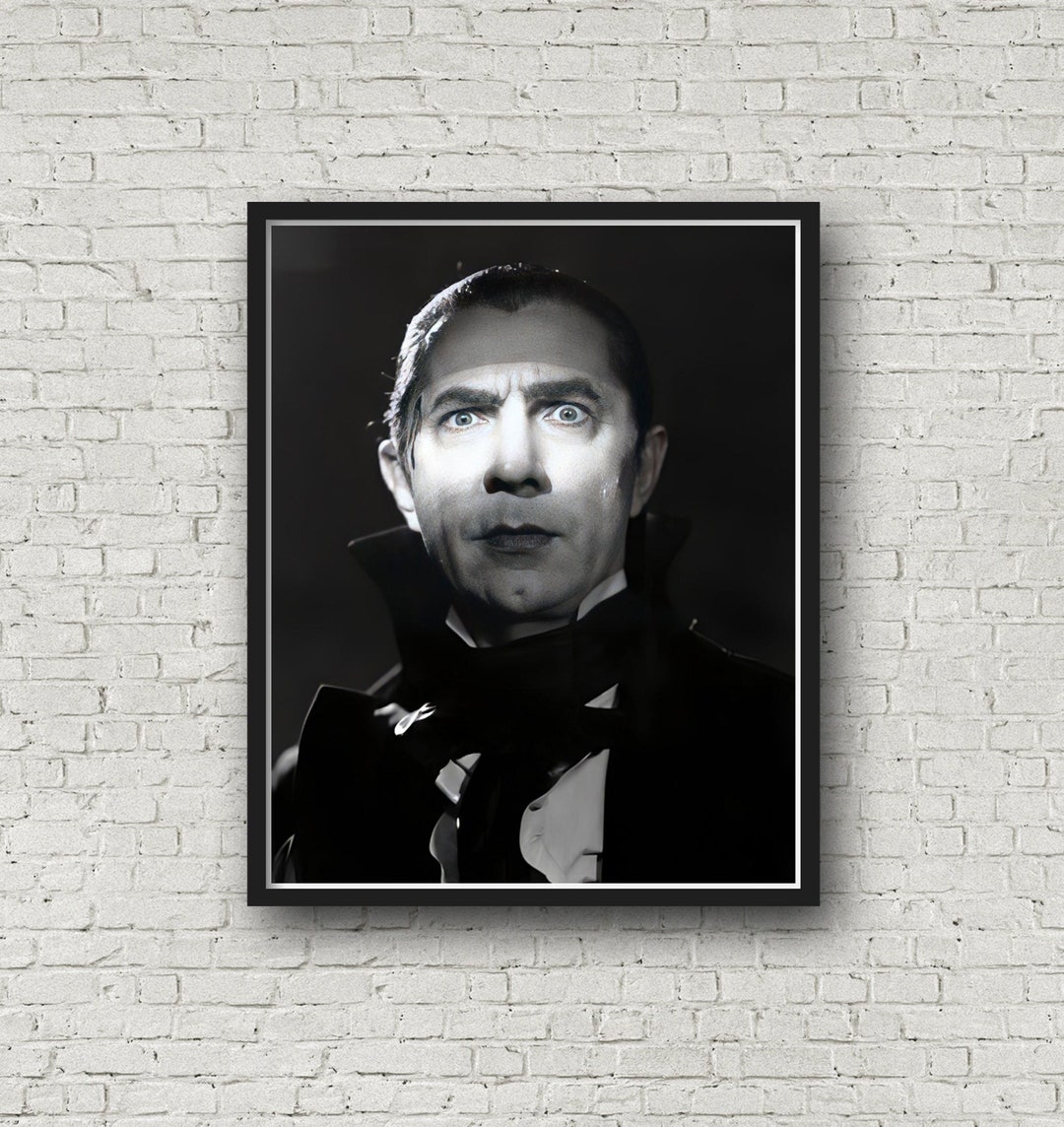 Bela Lugosi Dracula Print: 1931 Classic Horror, Gothic Halloween Decor ...