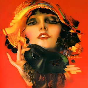Rolf Armstrong Artwork 1927 Museum Quality Print image 2