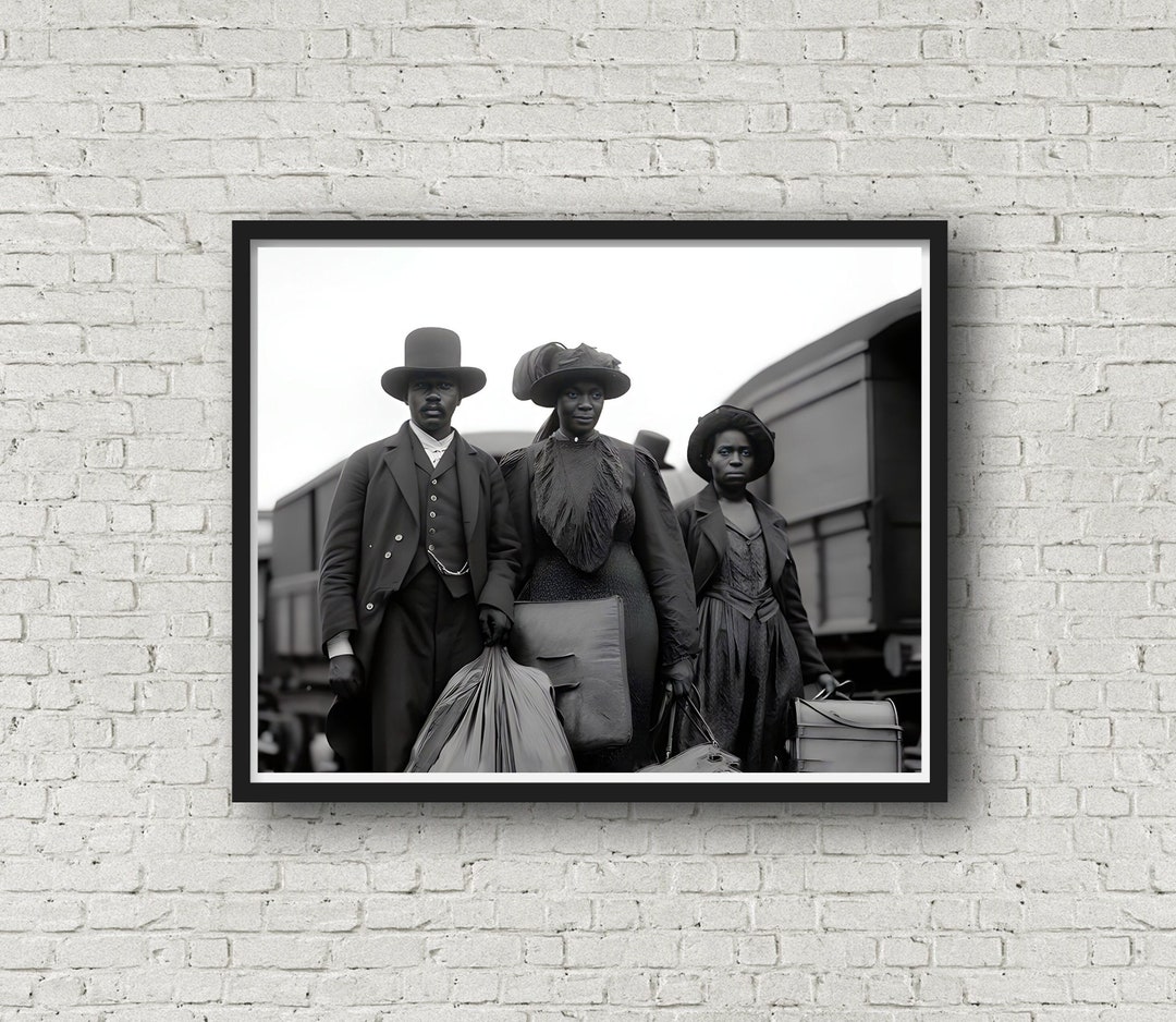 Vintage African American Family Photo Print: Historical Wall Art - Etsy