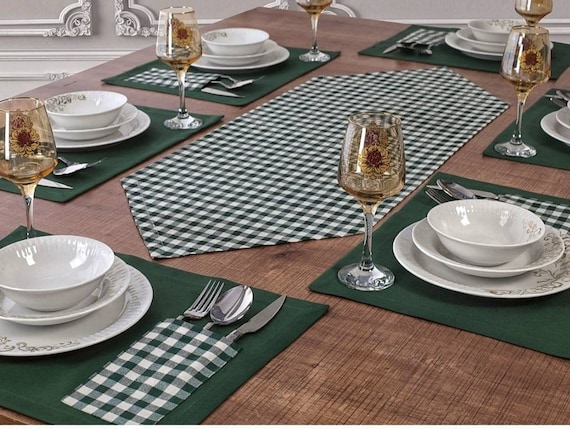 Konsekvent smart klokke Best Placemats for Wood Table Red Table Mat Dinning - Etsy