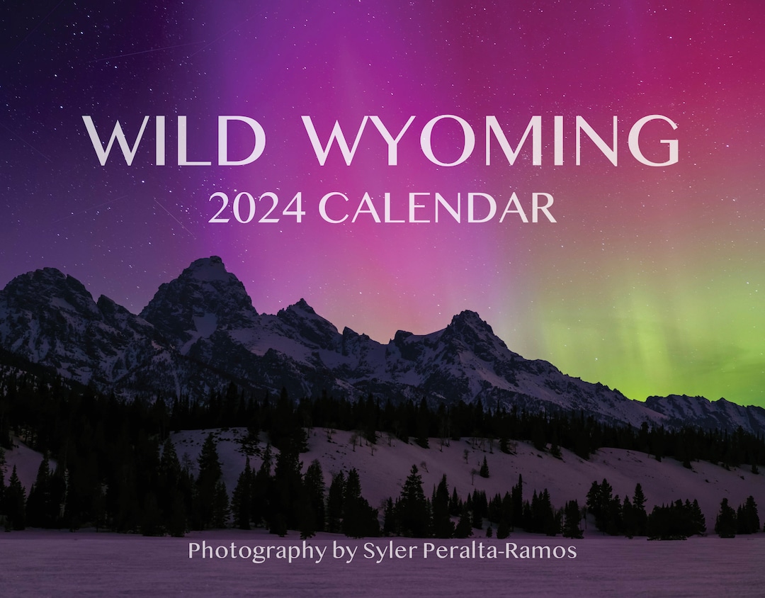 2024 Wild Wyoming Calendar Etsy