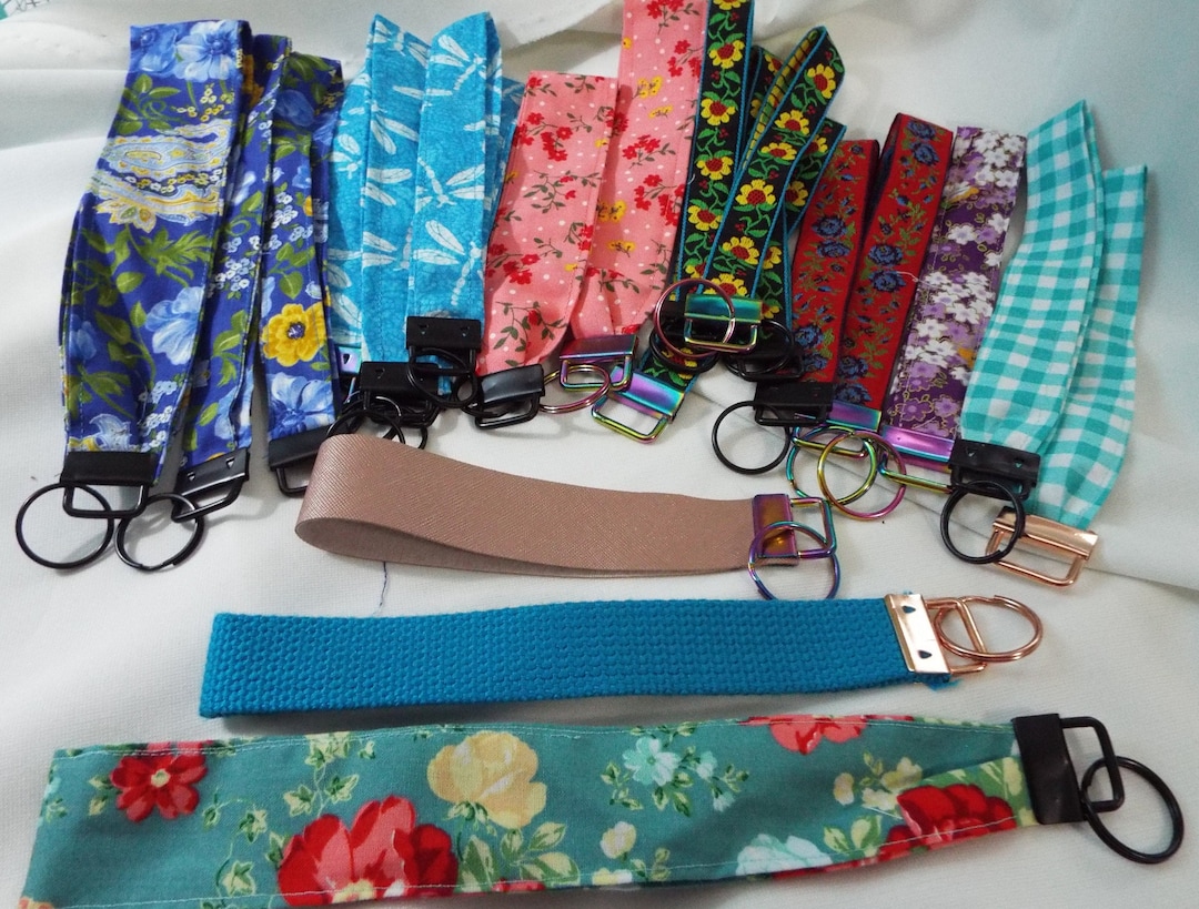 Key Fob Wristies, Key Rings, Keys, Fabric Key Holder, Made in USA ...