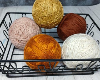 Rustic Farmhouse Table Deco, 3 Inch Decorative Ball set
