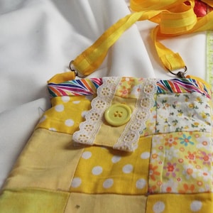 Yellow shoulder bag, Purse, little girls purse, dress up, play time