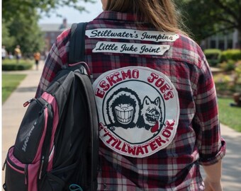 Flannel Shirt, Up-Cycled, Oklahoma, Statement piece, man or woman flannel