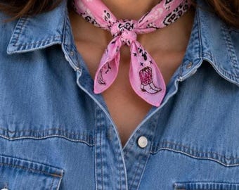 Bandana Neckerchief with  Patch – Western Flair Accessory