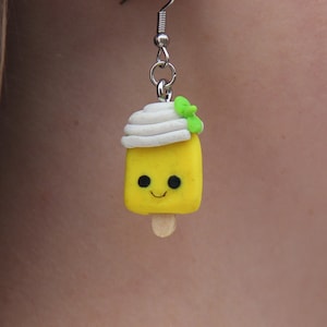 Pineapple Dole Whip Popsicle Earrings