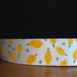 Handpainted Lemon Headband