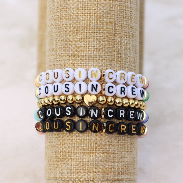 Cousins Bracelet | Personalized Bracelet | Gift idea For Cousins | Custom Toddler Bracelet | Cousin Crew | Cousin Jewelry | Kids Cousin Gift