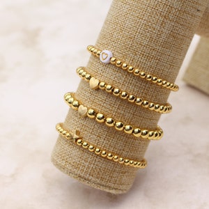 14k Gold Filled Bracelet | Silver Filled Bracelet | Bead Custom Name Bracelet | Initial Bracelet | Handmade Bracelet