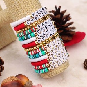 Personalized Christmas Gift Bracelet | Custom Name Christmas Bracelet | Affordable Christmas Gift | Gift For Christmas | Christmas Jewelry