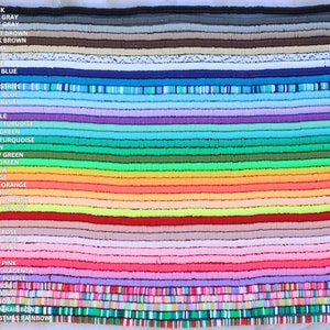 Pode incluir: Uma cole&ccedil;&atilde;o de 43 contas de argila polim&eacute;rica de diferentes cores, dispostas em filas. As contas s&atilde;o todas do mesmo tamanho e forma, e est&atilde;o dispostas em um padr&atilde;o de arco-&iacute;ris. As cores incluem preto, cinza escuro, cinza claro, marrom claro, marrom escuro, creme, branco, azul escuro, azul, faixa azul, azul claro, azul beb&ecirc;, lil&aacute;s, roxo, turquesa claro, verde menta, turquesa escuro, verde, verde militar, verde lim&atilde;o, amarelo, laranja, laranja escuro, amarelo 2, laranja claro, amarelo neon, vermelho, rosa, rosa escuro, rosa claro, rosa, rosa escuro, magenta claro, roxo claro, arco-&iacute;ris, arco-&iacute;ris 2, arco-&iacute;ris 3, arco-&iacute;ris verde e arco-&iacute;ris natalino.