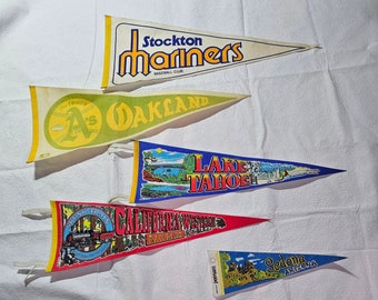 Vintage Pennant Flags Variety Choice