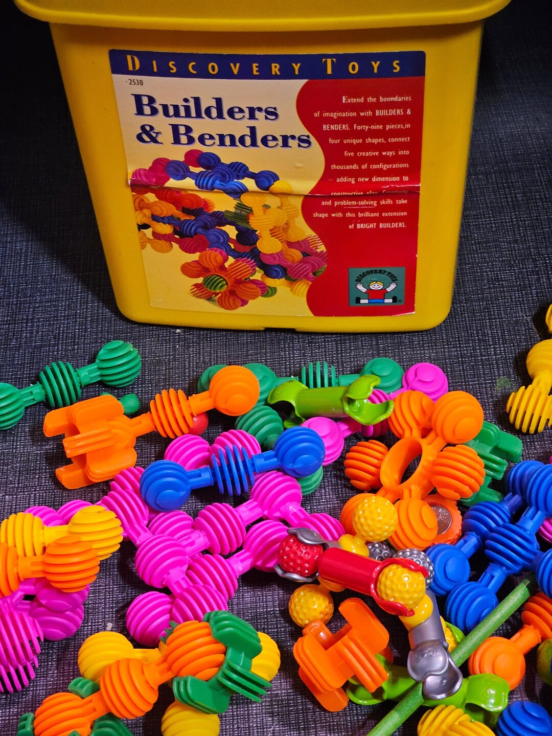 Vintage Discovery Toys Builders and Benders Learning Toys for Etsy