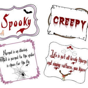 Digital Download Addams Family Photo booth Props - 28 Props