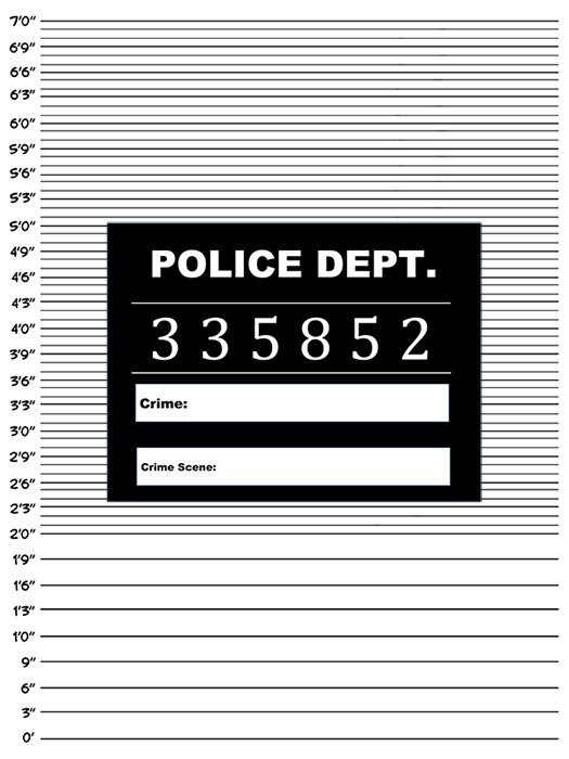 Editable Printable Jail Sign Template Printable Word Searches